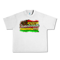 Lunar Rock juneteenth 1865 with crown flag Urban Heavy Tee - texasbilliewilder