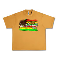 Peanut Butter juneteenth 1865 with crown flag Urban Heavy Tee - texasbilliewilder