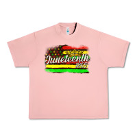 Salmon juneteenth 1865 with crown flag Urban Heavy Tee - texasbilliewilder