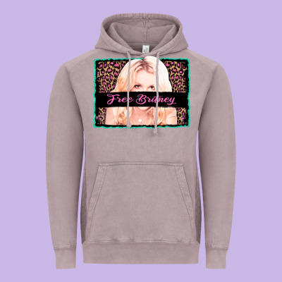 Free Britney Leopard Glitter Vintage Hoodie Designed By Adodesignshop