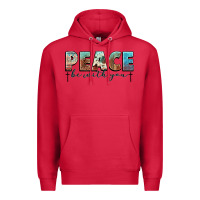 Cardinal peace be with you cross Premium Hoodie - NancyCooperArtShop