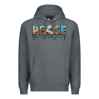 Rock peace be with you cross Premium Hoodie - NancyCooperArtShop