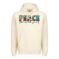 Sandshell peace be with you cross Premium Hoodie - NancyCooperArtShop