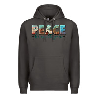 Smoke peace be with you cross Premium Hoodie - NancyCooperArtShop