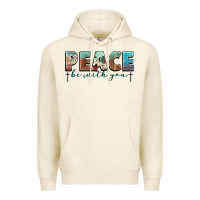 Tofu peace be with you cross Premium Hoodie - NancyCooperArtShop