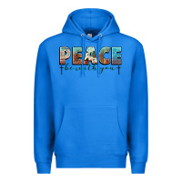 True Royal peace be with you cross Premium Hoodie - NancyCooperArtShop