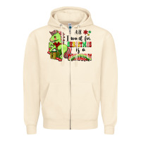 Sandshell All I Want For Christmas Is A Unicorn Zipper Hoodie - FaDigitalArtStudio