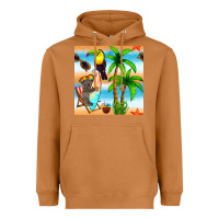 Meerkat tropical animals seamless pattern Heavyweight Hoodie - BundleAndBundleShop