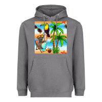 Storm tropical animals seamless pattern Heavyweight Hoodie - BundleAndBundleShop