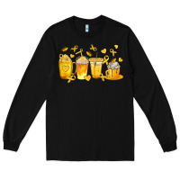 Black Childhood Cancer Coffee Cups Long Sleeve Tee - texasbilliewilder