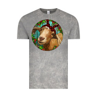 Cloud Rock Farm Goat Christmas Vintage Tee - RanaPortraitStore