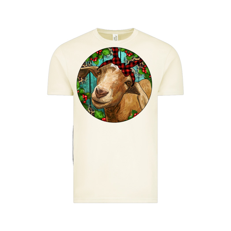 Farm Goat Christmas Vintage Tee by RanaPortraitStore | Teevron
