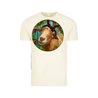 Vintage Arctic Farm Goat Christmas Vintage Tee - RanaPortraitStore