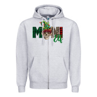 Heather Grey Boy Mini Elf Skull Zipper Hoodie - FaDigitalArtStudio