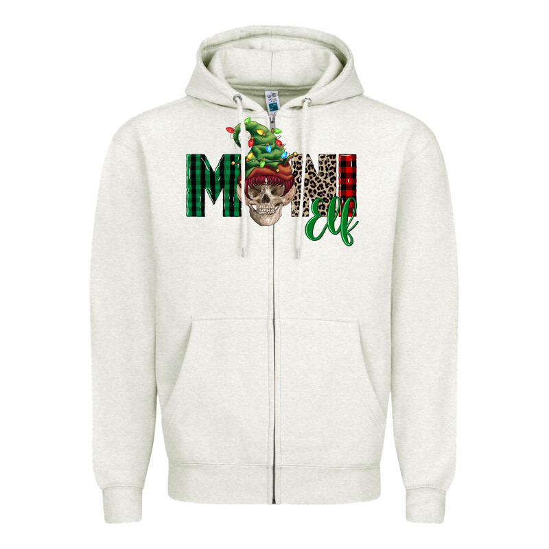 Boy Mini Elf Skull Zipper Hoodie by FaDigitalArtStudio | Teevron