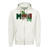 Oatmeal Heather Boy Mini Elf Skull Zipper Hoodie - FaDigitalArtStudio