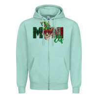 Seafoam Boy Mini Elf Skull Zipper Hoodie - FaDigitalArtStudio