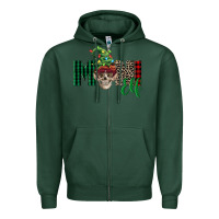 Sports Green Boy Mini Elf Skull Zipper Hoodie - FaDigitalArtStudio
