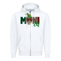 White Boy Mini Elf Skull Zipper Hoodie - FaDigitalArtStudio