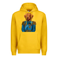 Lemon Golden Retriever Dog Portrait,Custom Pet Portraits,Renaissance Dog Premium Hoodie - RanaPortraitStore