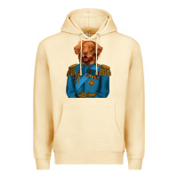 Pina Colada Golden Retriever Dog Portrait,Custom Pet Portraits,Renaissance Dog Premium Hoodie - RanaPortraitStore