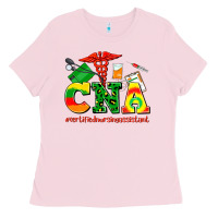 Bubblegum Pink cna juneteenth certified nursing assistant Ladies Tee - AdoDesignShop