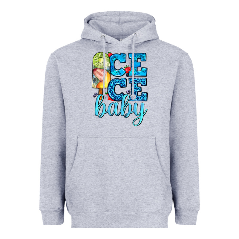 Ice Ice Baby With Popsicle Heavyweight Hoodie by AdoDesignShop | Teevron