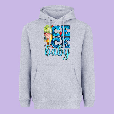 Ice Ice Baby With Popsicle Heavyweight Hoodie Designed By Adodesignshop