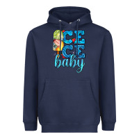 Navy ice ice baby with popsicle Heavyweight Hoodie - AdoDesignShop