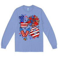 Colony Blue 4th of july love Long Sleeve Tee - Zillion Design Studio