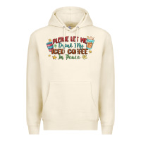 Tofu please let me drink my iced coffee in peace Premium Hoodie - MaliasSmallBusiness