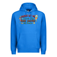 True Royal please let me drink my iced coffee in peace Premium Hoodie - MaliasSmallBusiness
