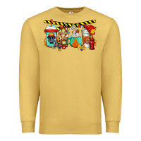 Antique Gold firefighter coffee Premium Sweatshirt - Jasminsmagicworld