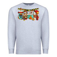 Heather Grey firefighter coffee Premium Sweatshirt - Jasminsmagicworld