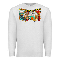 Oatmeal Heather firefighter coffee Premium Sweatshirt - Jasminsmagicworld