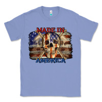 Colony Blue Made in America 4th of july Classic Tee - CowGirlArtShop