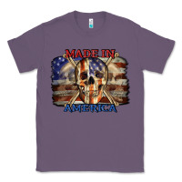 Lavender Made in America 4th of july Classic Tee - CowGirlArtShop