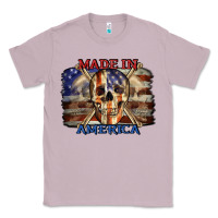 Lilac Made in America 4th of july Classic Tee - CowGirlArtShop