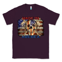 Plum Made in America 4th of july Classic Tee - CowGirlArtShop