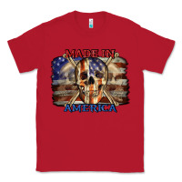 Red Made in America 4th of july Classic Tee - CowGirlArtShop