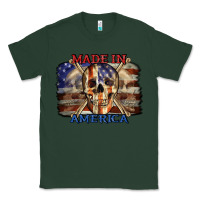 Sports Green Made in America 4th of july Classic Tee - CowGirlArtShop