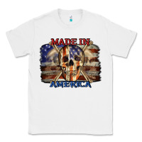 White Made in America 4th of july Classic Tee - CowGirlArtShop