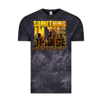 Cloud Black something in the orange western Vintage Tee - texasbilliewilder