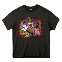 Asphalt halloween pigs Heavy Core Tee - SublimationCraftShop