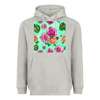 Moon Dust floral background Heavyweight Hoodie - BundleAndBundleShop