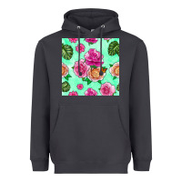 Smoke floral background Heavyweight Hoodie - BundleAndBundleShop