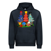 Christmas With Ice Hockey Trees Urban Hoodie | Teevron