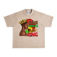 French Oak juneteenth black king Urban Heavy Tee - texasbilliewilder