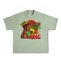 Oil Green juneteenth black king Urban Heavy Tee - texasbilliewilder
