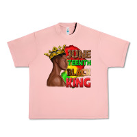 Salmon juneteenth black king Urban Heavy Tee - texasbilliewilder